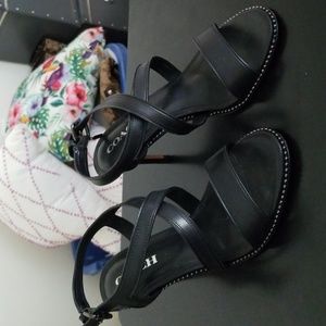 Coach NWOT Strappy Sandals Summer Staple!!!